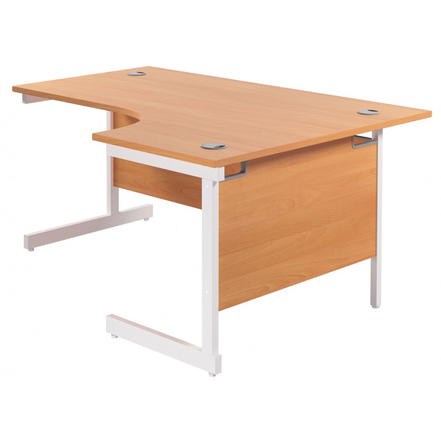 Olton Single Cantilever Corner Office Desk